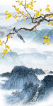 现代 玄关山水图 TIF分层 