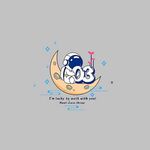 矢量卡通宇航员班服图案