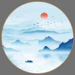 意境山水画