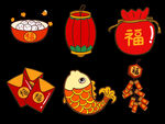 春节素材 