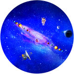 蓝色星空软膜天花