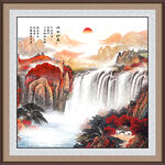山水风景画 