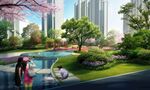 小区效果图PSD