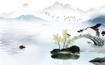 新中式背景墙