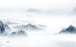 高档 新山水背景墙 TIF分层