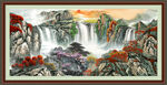 中堂山水画 