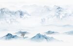 新中式背景墙