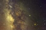 星空儿童房背景墙图片