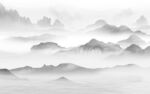 新中式现代客厅山水 TIF分层