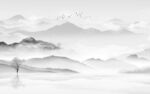 中式 山水电视背景 tif分层