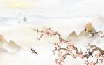 新中式电视背景墙