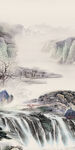 国画高清新玄关画 文件分层 