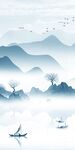 高档 晶瓷玄关山水 tif分层