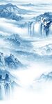 简约玄关背景墙画 TiF分层