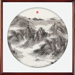 山水画水墨画