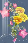 牵牛花装饰画
