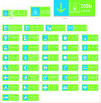 人防工程指示牌标识防空地下室