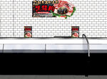 黑猪肉展板吊牌店教