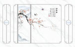 晶瓷画大理石电视背景墙江南春