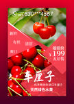 水果店车厘子海报