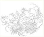 牡丹花篮