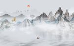 抽象山水画