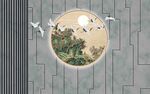 新中式背景墙