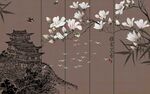 新中式背景墙 