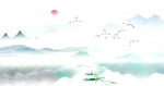 巨幅山水画