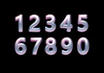 金属数字