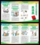 民法典四折页