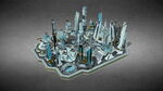 3D C4D 模型 建筑 赛博