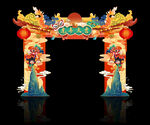 新春虎年国潮门头
