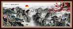 国画山水画