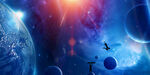 创意广告星空海报