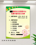开放项目公示牌