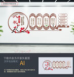 八礼四仪文化墙