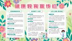 春季健康教育宣传栏