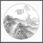 玄关山水画