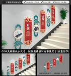 校园楼梯文化墙