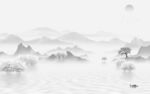 意境 背景中式山水 tif分层