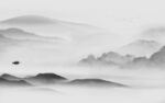大气 灰色高清山水 TIF分层