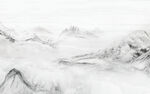 大气 灰色山水墙画 TIF分层