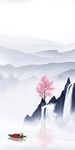 最新 意境山水玄关 TlF分层