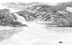 中国风灰色客厅山水 TiF分层