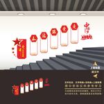党建楼道文化墙