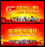  民族团结背景