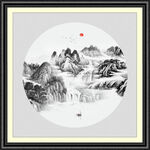 新中式山水画