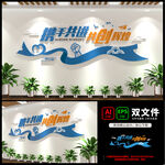 公司企业励志文化墙