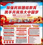 民族团结展板